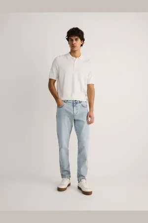 Reserved Jeansy slim z efektem sprania