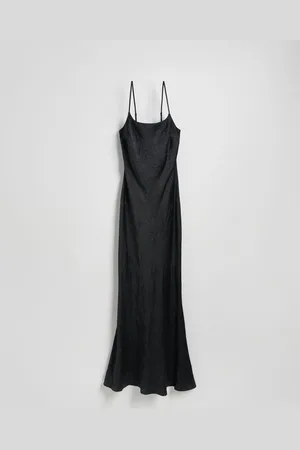 Reserved Sukienka maxi z efektem gniecenia