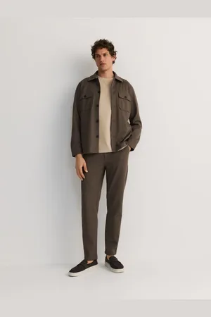 Reserved Gładkie spodnie chino slim