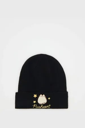 Reserved Dzianinowa czapka Pusheen