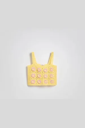 Reserved Dzianinowy top na ramiączkach