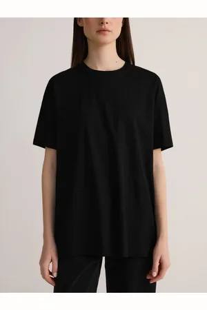 Reserved T-shirt oversize z modalem