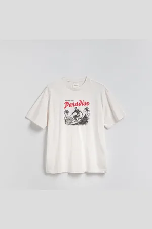 Reserved T-shirt boxy z nadrukiem