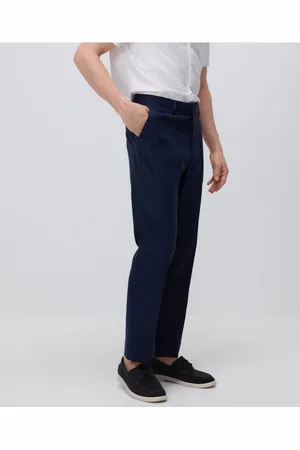 Reserved Spodnie regular fit z lnem