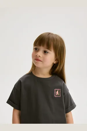 Reserved Bawełniany t-shirt z haftem