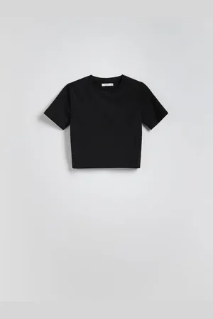 Reserved Bawełniany crop top