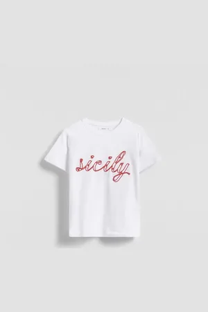 Reserved T-shirt z naszywaną aplikacją