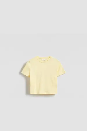 Reserved Bawełniany crop top