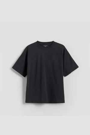 Reserved T-shirt oversize z nadrukiem