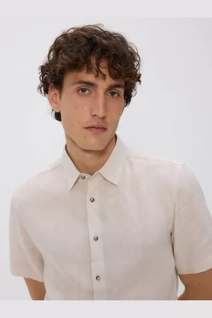 Reserved Lniana koszula slim fit