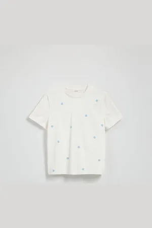 Reserved T-shirt z haftem