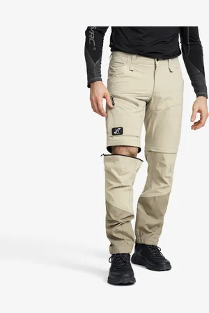 RevolutionRace Range Pro Stretch Zip-off Pants Męskie Aluminium/Brindle