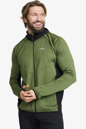 RevolutionRace Pace Hooded Wind Jacket Męskie Cypress