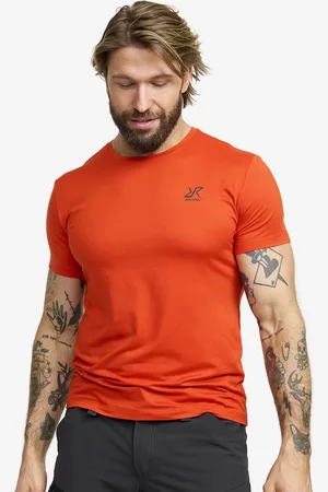 RevolutionRace Mission Slim Fit T-shirt Męskie Pureed Pumpkin