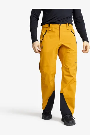 RevolutionRace Cyclone Zip-up 3L Pants Męskie Golden Yellow
