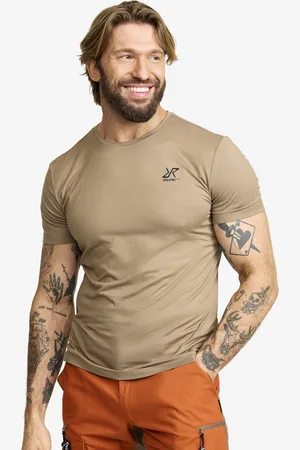 RevolutionRace Mission Slim Fit T-shirt Męskie Brindle