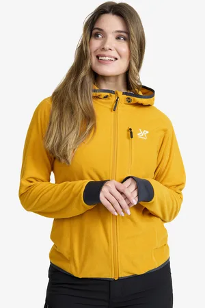 RevolutionRace Trekker Hoodie Damskie Golden Yellow