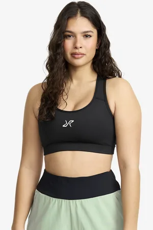 RevolutionRace RVRC Sports Bra Damskie Black