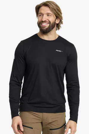 RevolutionRace Mission Long-sleeved T-shirt Męskie Black