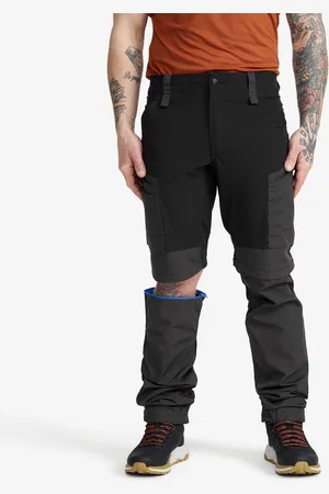 RevolutionRace RVRC GP Pro Zip-off Pants Męskie Black