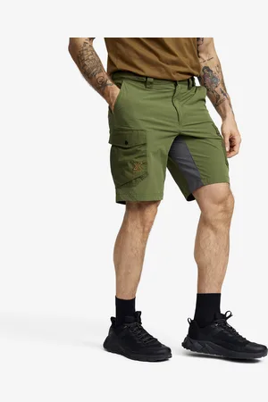 RevolutionRace Rambler Lightweight Pro Shorts Męskie Cypress