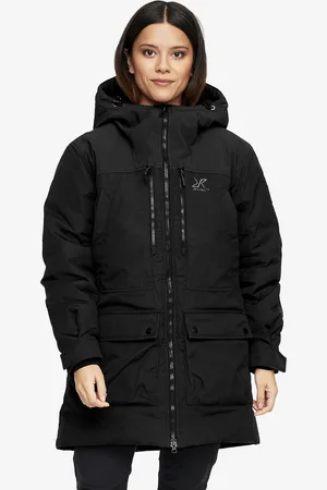 RevolutionRace Outdoor Parka Damskie Black