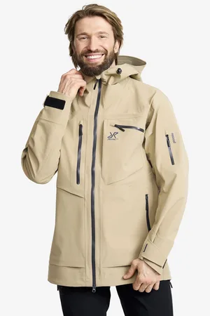 RevolutionRace Cyclone Long 3L Jacket Męskie Khaki