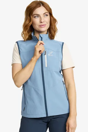 RevolutionRace Venue Light Softshell Vest Damskie Captain