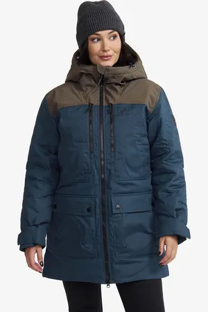 RevolutionRace Outdoor Parka Damskie Moonlit Ocean