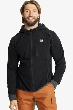 RevolutionRace Trekker Hoodie Męskie Black/Anthracite