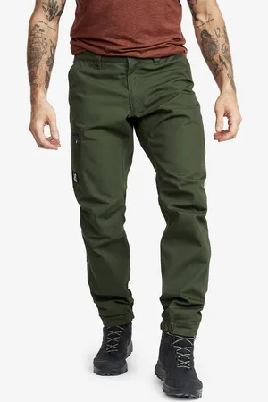 RevolutionRace Outdoor Basic Pants Męskie Forest Green