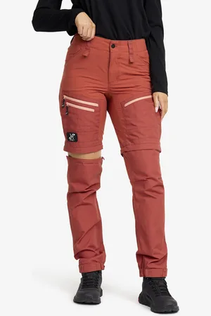 RevolutionRace RVRC GP Pro Zip-off Pants Damskie Cinnabar