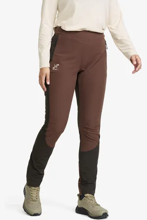 RevolutionRace Ridge Trek Stretch Pants Damskie Espresso /Brown Stone