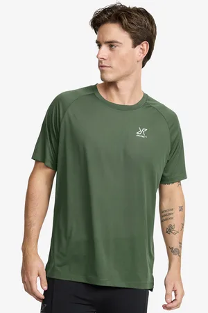 RevolutionRace Intensity Light Crew Neck T-shirt Męskie Garden Topiary
