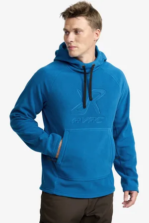 RevolutionRace Polar Fleece Hoodie Męskie Imperial Blue