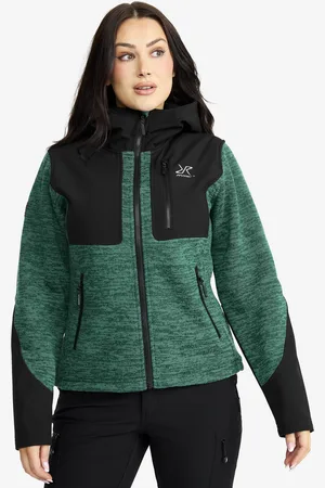 RevolutionRace Wander Pro Wool Hoodie Damskie North Sea
