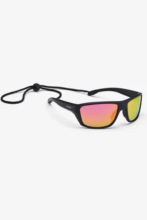 RevolutionRace Virgo Polarized Sports Sunglasses Unisex Black/Pink Coral