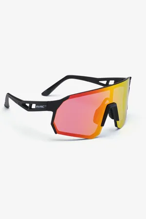 RevolutionRace Castor Polarized Sports Sunglasses Unisex Black/Red Gold