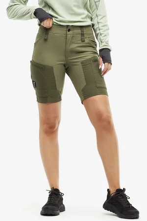 RevolutionRace RVRC GP Shorts Damskie Burnt Olive