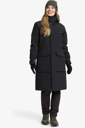 RevolutionRace Rhyme 2L Insulated Parka Damskie Black