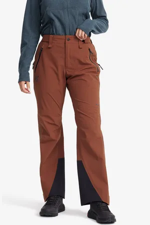 RevolutionRace Cyclone Zip-up 3L Pants Damskie Smoked Paprika