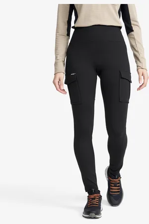 RevolutionRace Summit Pocket Tights Damskie Black