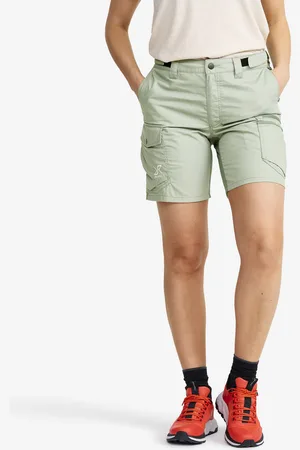 RevolutionRace Rambler Lightweight Pro Shorts Damskie Iceberg Green/Dusty Green