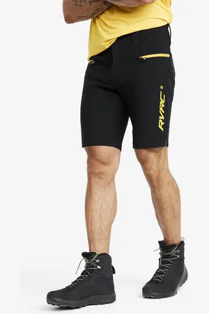 RevolutionRace Trail Pro Shorts Męskie Black/Yellow
