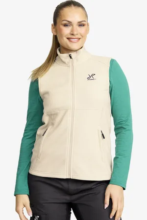 RevolutionRace Essential Fleece Vest Damskie Peyote