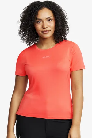 RevolutionRace Mission Logo T-shirt Damskie Porcelain Rose
