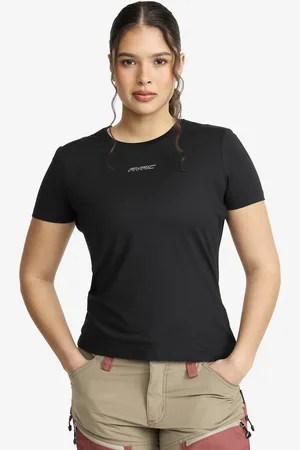 RevolutionRace Mission Logo T-shirt Damskie Black