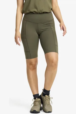 RevolutionRace Energy Highwaist Short Tights Damskie Grape Leaf