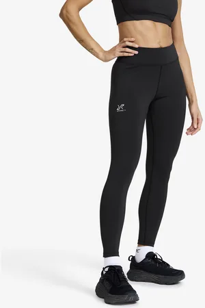 RevolutionRace Flow High-waisted Leggings Damskie Black