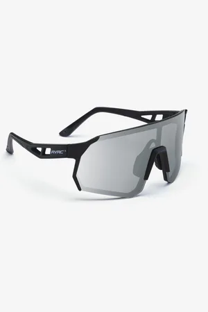 RevolutionRace Castor Polarized Sports Sunglasses Unisex Black/Silver Grey